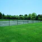 HarTru Court with fencing
